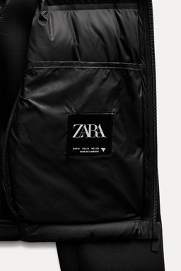 NEOPRENE-EFFECT PADDED JACKET - Zara фото 8