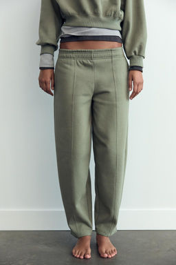 STRAIGHT-LEG PLUSH TROUSERS - Zara фото 14