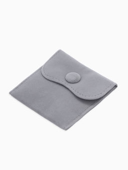 Конвертики для украшений, набор 10 шт. бархат, 7×7 см, тёмно-серый