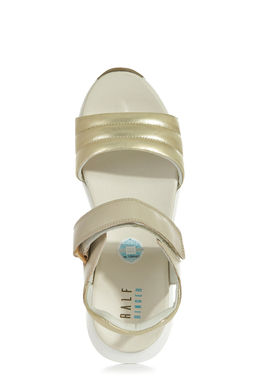 Сандалии женские RALF RINGER/Б633011ЗТ/Бежевый/Золотой  фото 3