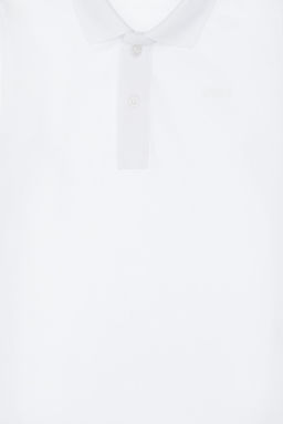 Erkek _ocuk Beyaz Basic Polo Yaka Sweatshirt Sepette S_rpriz _ndirim - U.s. polo assn фото 4