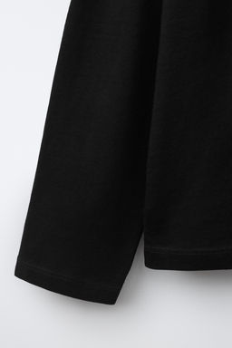 CAMISETA LISA / Negro - Zara фото 4