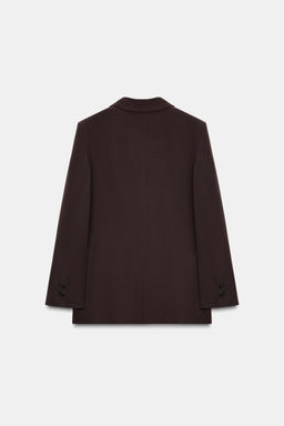 DOUBLE-BREASTED BLAZER WITH SHOULDER PADS - Zara фото 7