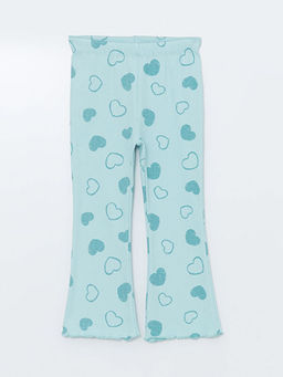 Beli Lastikli Bask?l? K?z Bebek Tayt