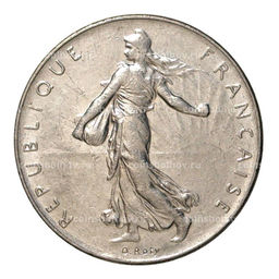 Монета 1 франк 1978 года Франция