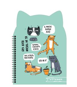 Записная книжка арт. 62750 КОШАЧЬИ ШАЛОСТИ