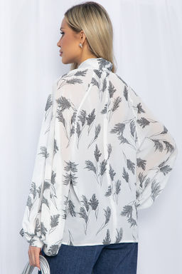 Блуза История любви (белая) Б13265-7М - Lt collection фото 5