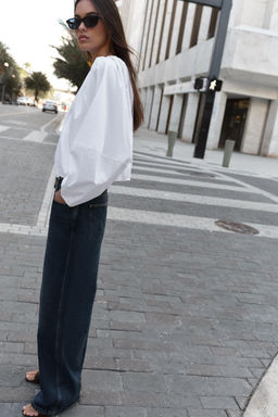 JEANS Z1975 STRAIGHT MID-WAIST - Zara фото 14