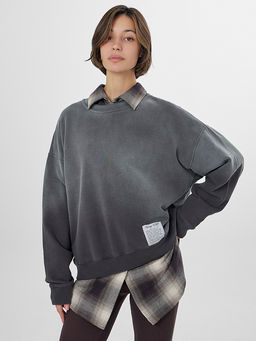 Свитшот женский серый - Mark formelle фото 6