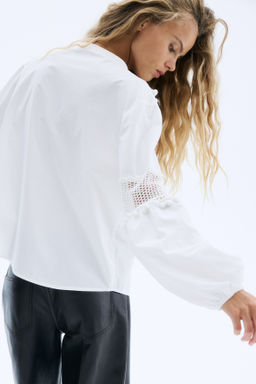 Blusa de popelina - H&m фото 6