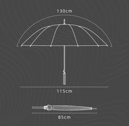 Зонт Umbr-L-605-Gray
