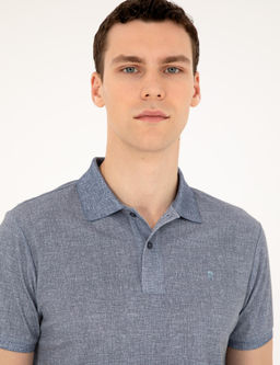 Lacivert Slim Fit Ti__rt - Pierre cardin фото 9