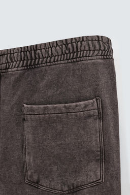 WASHED RELAXED FIT JOGGER TROUSERS - Zara фото 10
