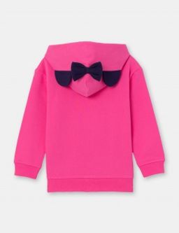 CRB wear/CSKG 63039-46-304 Толстовка для девочки, циклама/Ex.Cherubino  фото 2