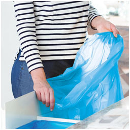 Мешки для мусора (син.) 120 л 30 шт. в рулоне, ПластОпт