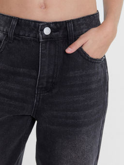 Брюки джинсовые для девочек в черном цвете - Mark formelle фото 4