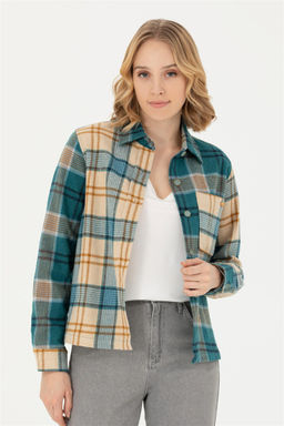 Женская мятная рубашка с длинным рукавом - U.s. polo assn фото 2