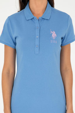 Платье трикотажное женское U.S. Polo Assn. темно-синее фото 11