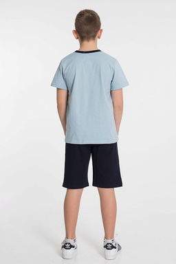 Костюм М224011Па Серо-голубой - Елена фото 4