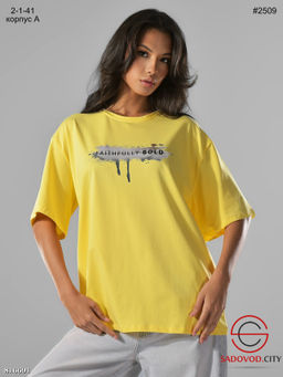 Женская футболка оверсайз с принтом - Bruno фото 5