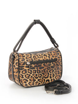 LACCOMA сумка Айлин-леопард эко кожа хлопок фото 4