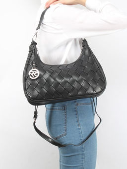 Сумка женская искусственная кожа FR-5260-L, 1отд, плечевой ремень, черный SALE 258377 - Adelia фото 10