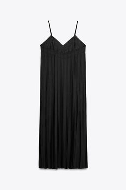 ZW COLLECTION PLEATED MIDI DRESS - Zara фото 6