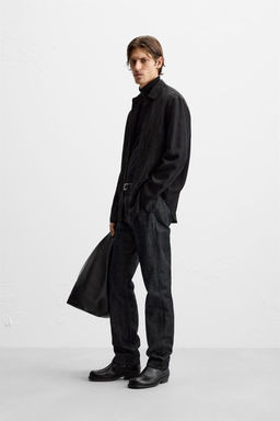 SATIN JACQUARD SHIRT - Zara фото 4