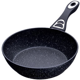 27956 Сковорода-сотейник ВЫСОКИЕ АП мрам/кр 24 см MB (х10)