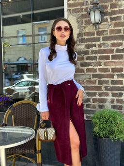 Юбка AURA 5064-164-Р винный