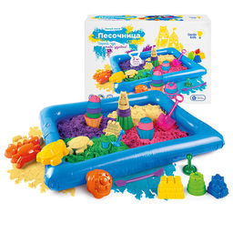 Набор для детского творчества "Умный песок c надувной песочницей"