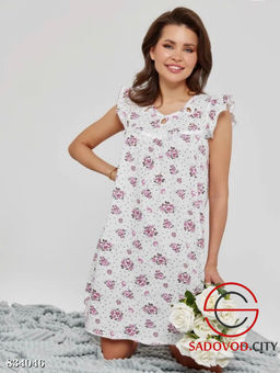 Сорочка женская с принтом