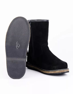 Сапоги мужские замшевые Байкал, войлочная подошва