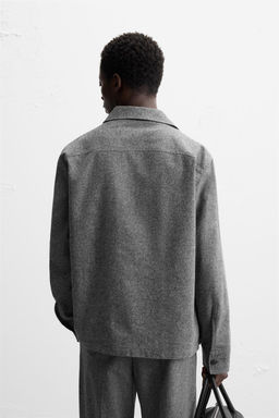 TEXTURED OVERSHIRT - Zara фото 12