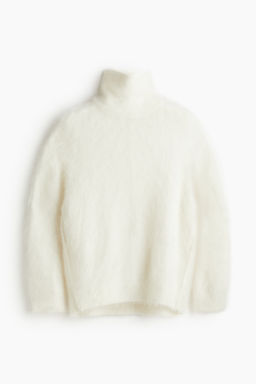 Jersey de cuello alto en mezcla de mohair - H&m фото 2