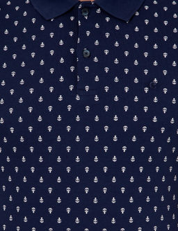 Lacivert Polo Yaka T-Shirt