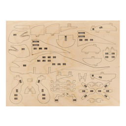 REZARK NIZ-13 Серия Живая природа Пазл 3D 36 элемент. Тиранозавр