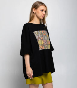 Футболка #КТ58-36, чёрный