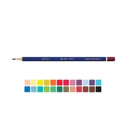 VISTA-ARTISTA Fine VFWPM-24 Акварельные карандаши набор в мет. коробке заточенный 2 х 24 цв