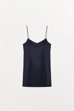 SATIN MINI DRESS - Zara фото 13