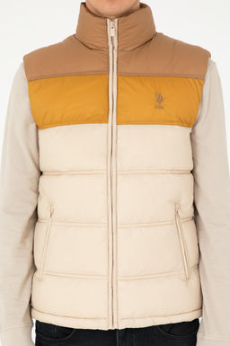 Мужской жилет верблюжьего цвета - U.s. polo assn фото 6