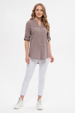 Рубашка М-479капучино