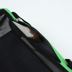 Сумка-переноска сетчатая, 43 х 21 х 30 см, зелёная - Пижон фото 12