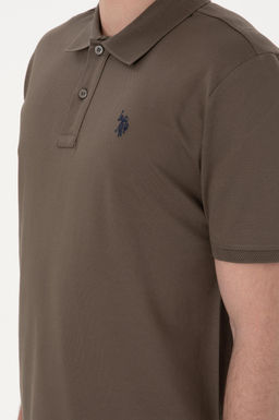 Erkek Regular Fit Polo Yaka Vizon Basic Ti__rt Sepette S_rpriz _ndirim - U.s. polo assn фото 7