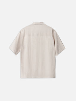 Рубашка мужская льняная бежевая - Mark formelle фото 8