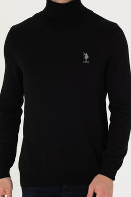 Мужской черный базовый свитер - U.s. polo assn фото 18