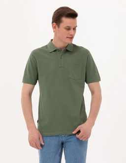 Haki Regular Fit Basic Ti__rt - Pierre cardin фото 2