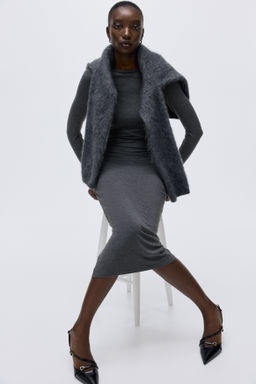 Vestido ajustado con dise?o drapeado - H&m фото 3