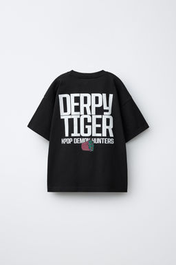 CAMISETA KPOP DEMON HUNTERS NETFLIX  / Negro - Zara фото 2