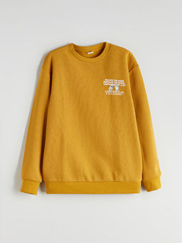Bisiklet Yaka Erkek ?ocuk Sweatshirt